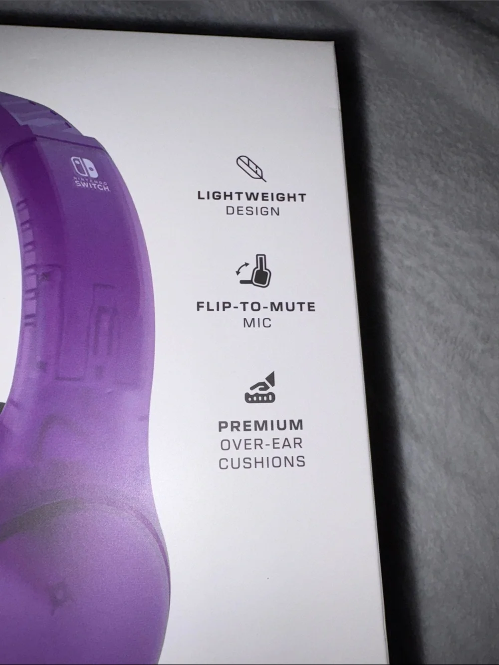 Nintendo Turtle Beach AirLite Fit Wired Gaming Headset - Purple